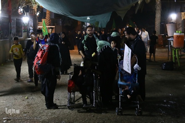 پیاده روی اربعین در منطقه زرگه