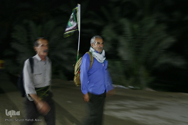 پیاده روی اربعین در منطقه زرگه