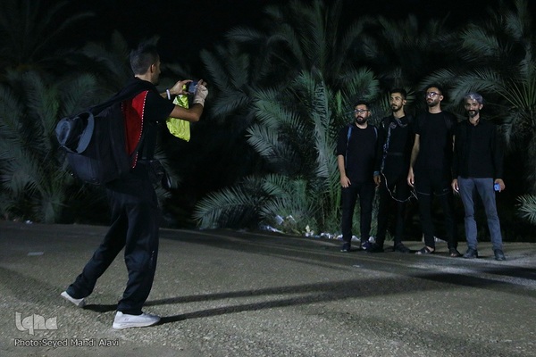 پیاده روی اربعین در منطقه زرگه