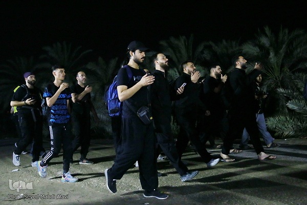 پیاده روی اربعین در منطقه زرگه