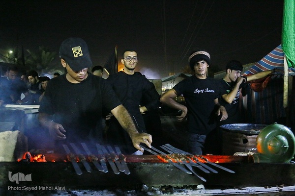 پیاده روی اربعین در منطقه زرگه