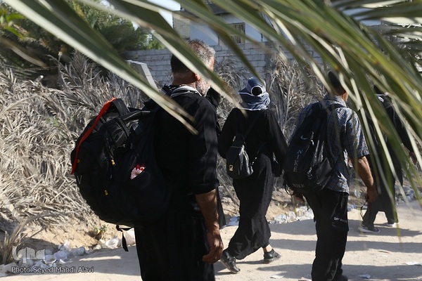 پیاده روی اربعین در منطقه زرگه