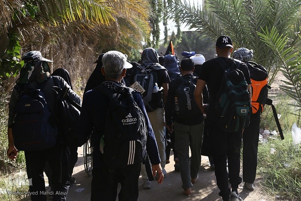 پیاده روی اربعین در منطقه زرگه