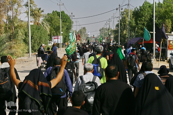 پیاده روی اربعین در منطقه زرگه