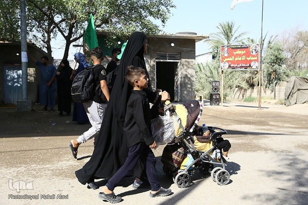 پیاده روی اربعین در منطقه زرگه