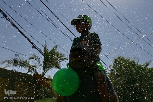 پیاده روی اربعین در منطقه زرگه