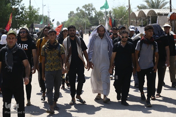 پیاده روی اربعین در منطقه زرگه