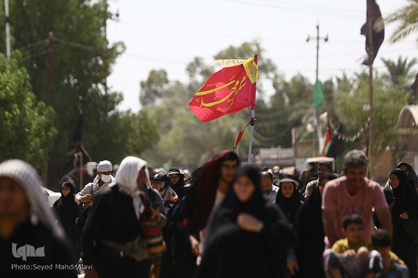 پیاده روی اربعین در منطقه زرگه