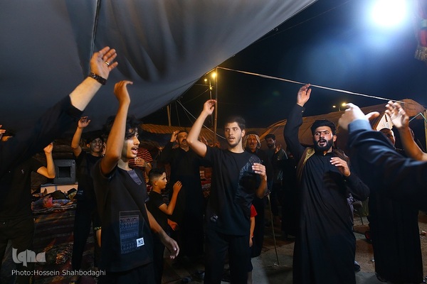 پیاده‌روی زائران اربعین از مسیر طریق الحسین(ع)