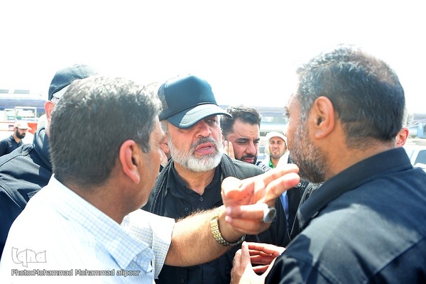 بازدید وزیر کشور از مرز شلمچه