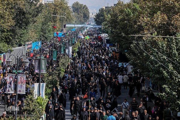 پیاده‌روی جاماندگان اربعین در تهران