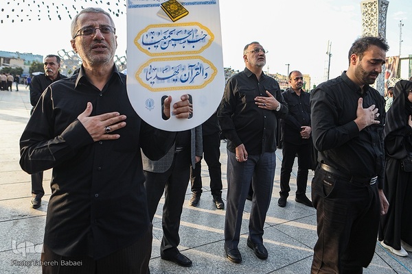 پیاده‌روی جاماندگان اربعین در تهران