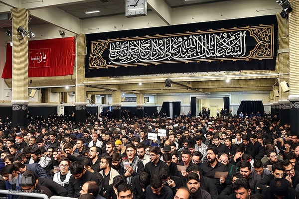 مراسم عزاداری دانشجویان به‌مناسبت اربعین حسینی(ع) در محضر رهبر انقلاب اسلامی