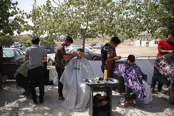 زائران پیاده امام رضا(ع)