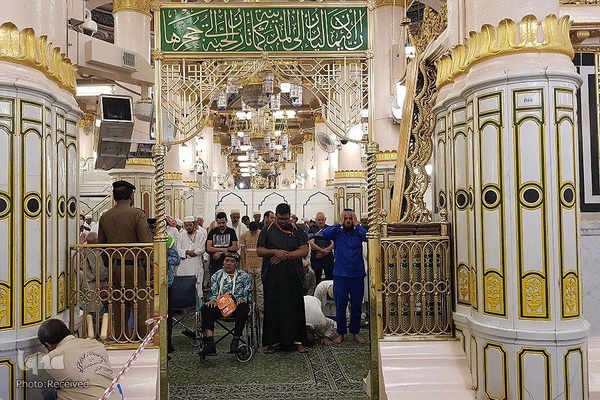 مرقد پیامبر اکرم حضرت محمد (ص) در مسجدالنبی