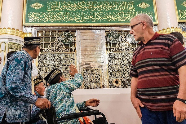 مرقد پیامبر اکرم حضرت محمد (ص) در مسجدالنبی