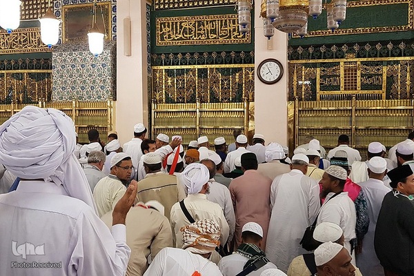 مرقد پیامبر اکرم حضرت محمد (ص) در مسجدالنبی