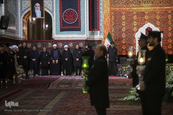 مراسم خطبه خوانی شب شهادت امام رضا(ع)