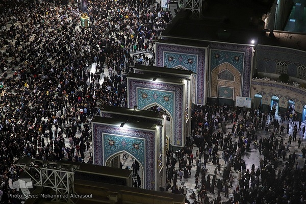 مراسم خطبه خوانی شب شهادت امام رضا(ع)