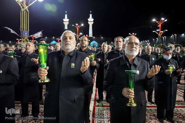 مراسم خطبه خوانی شب شهادت امام رضا(ع)