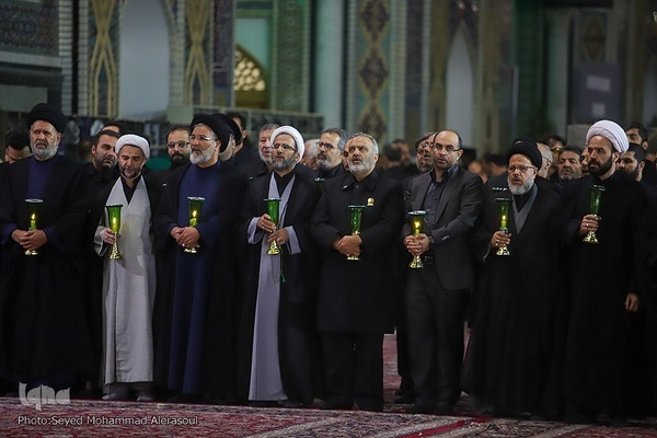 مراسم خطبه خوانی شب شهادت امام رضا(ع)