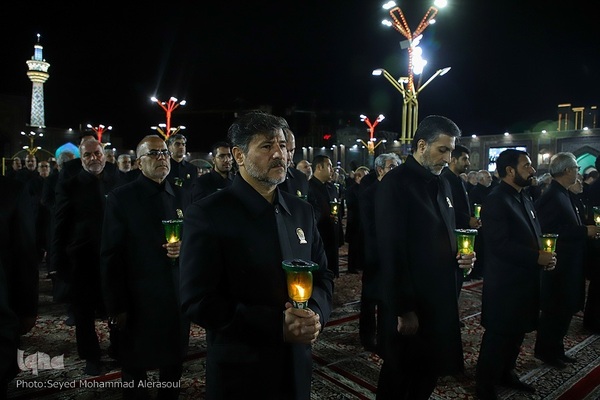 مراسم خطبه خوانی شب شهادت امام رضا(ع)