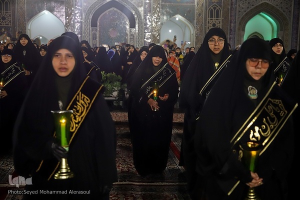 مراسم خطبه خوانی شب شهادت امام رضا(ع)