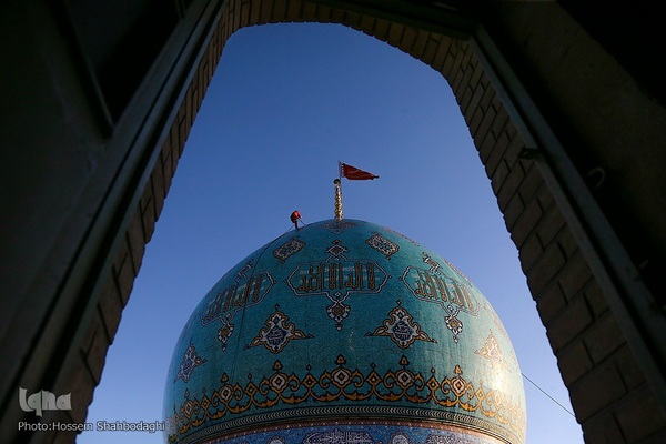 آیین شست و شوی گنبد مسجد جمکران