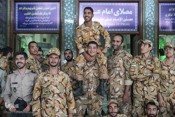 مراسم گرامیداشت روز سرباز وزارت دفاع و پشتیبانی نیروهای مسلح