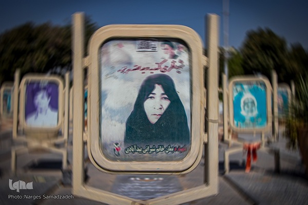 عکس‌های ماندگار در گلستان شهدای اصفهان‎