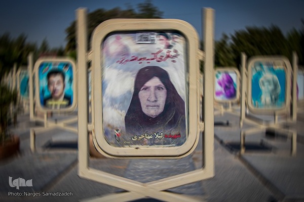 عکس‌های ماندگار در گلستان شهدای اصفهان‎