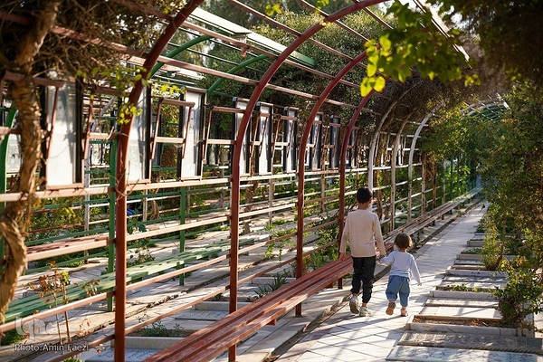 گلباران مزار شهدا در دارالرحمه شیراز