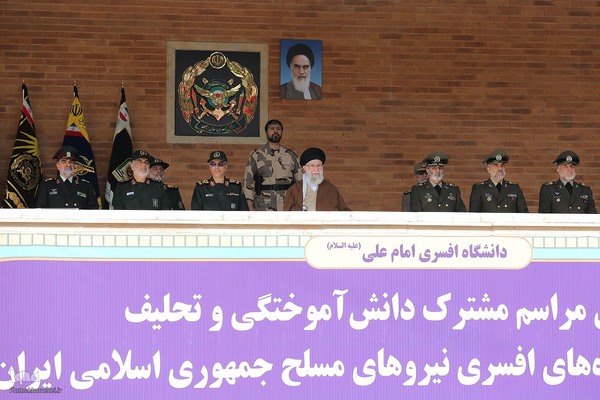 مراسم مشترک دانش‌آموختگی دانشجویان دانشگاه‌های افسری نیروهای مسلح