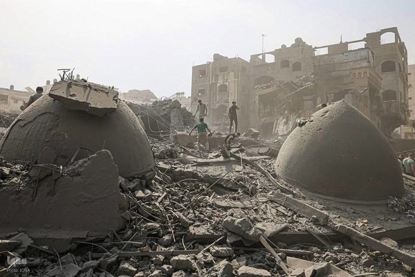 تخریب هفت مسجد غزه در بمباران صهیونیستها