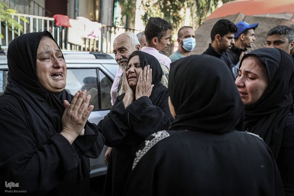 بیمارستان المعمدانی غزه ساعاتی پس از بمباران