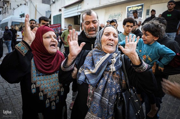 بیمارستان المعمدانی غزه ساعاتی پس از بمباران