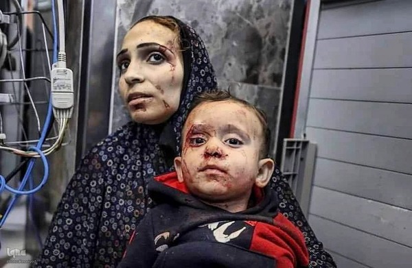 بیمارستان المعمدانی غزه ساعاتی پس از بمباران