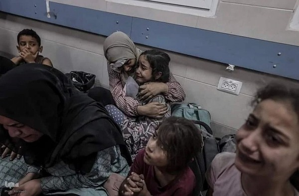 بیمارستان المعمدانی غزه ساعاتی پس از بمباران