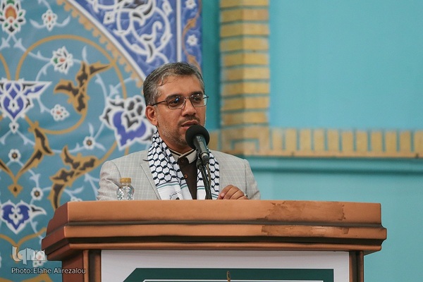 اجتماع جامعه قرآنی در حمایت از مردم مظلوم غزه