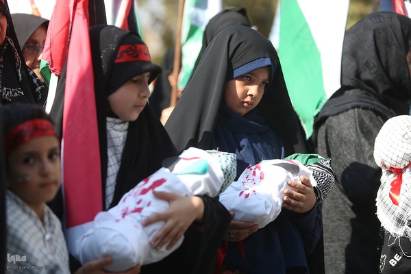 اجتماع مادران و کودکان حامی غزه