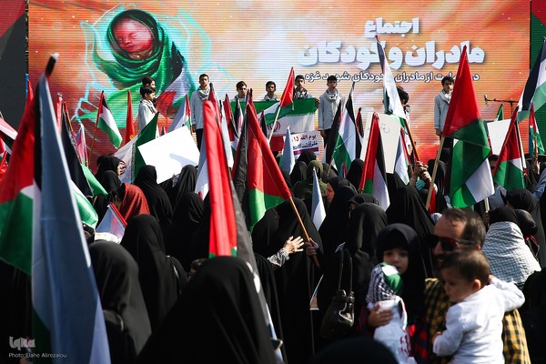 اجتماع مادران و کودکان حامی غزه