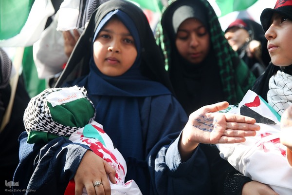 اجتماع مادران و کودکان حامی غزه
