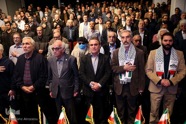 گردهمایی هنرمندان حامی فلسطین