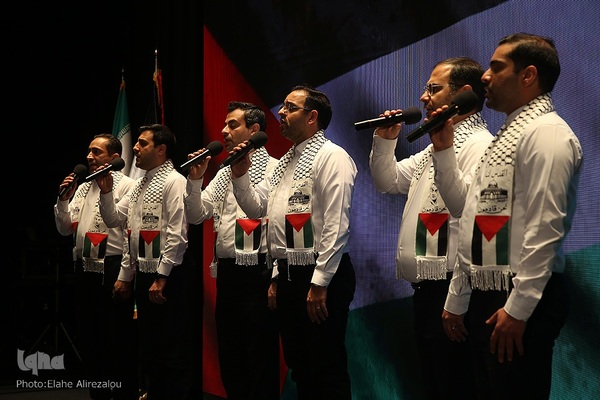 گردهمایی هنرمندان حامی فلسطین