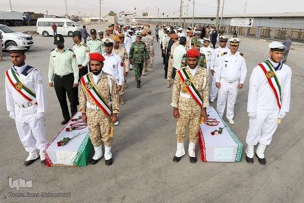 بازگشت پیکر‌های ۲۲ شهید دفاع مقدس به وطن