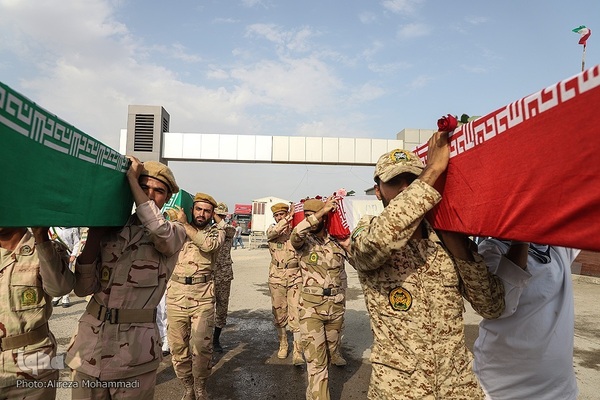 بازگشت پیکر‌های ۲۲ شهید دفاع مقدس به وطن