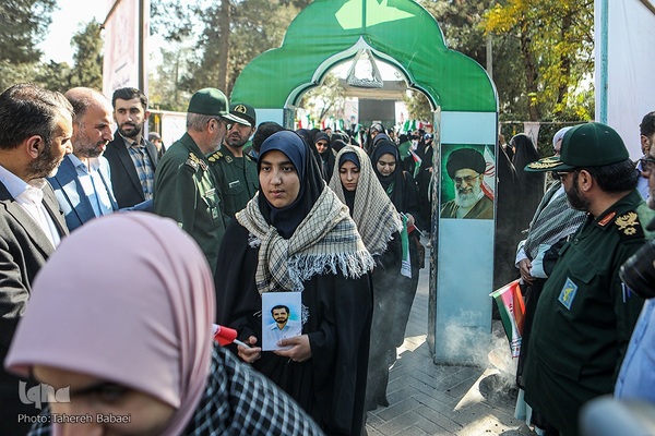 مراسم گرامیداشت شهید حسین فهمیده