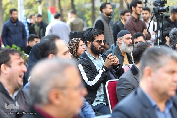 گردهمایی اهالی رسانه در محکومیت جنایات رژیم صهیونیستی