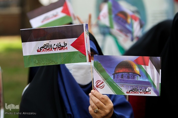 گردهمایی اهالی رسانه در محکومیت جنایات رژیم صهیونیستی