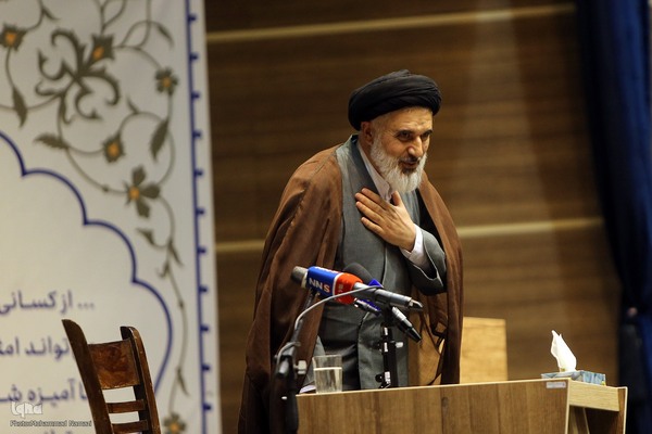 آیت‌الله سید یدالله یزدان‌پناه در مراسم بزرگداشت علامه طباطبایی (ره)